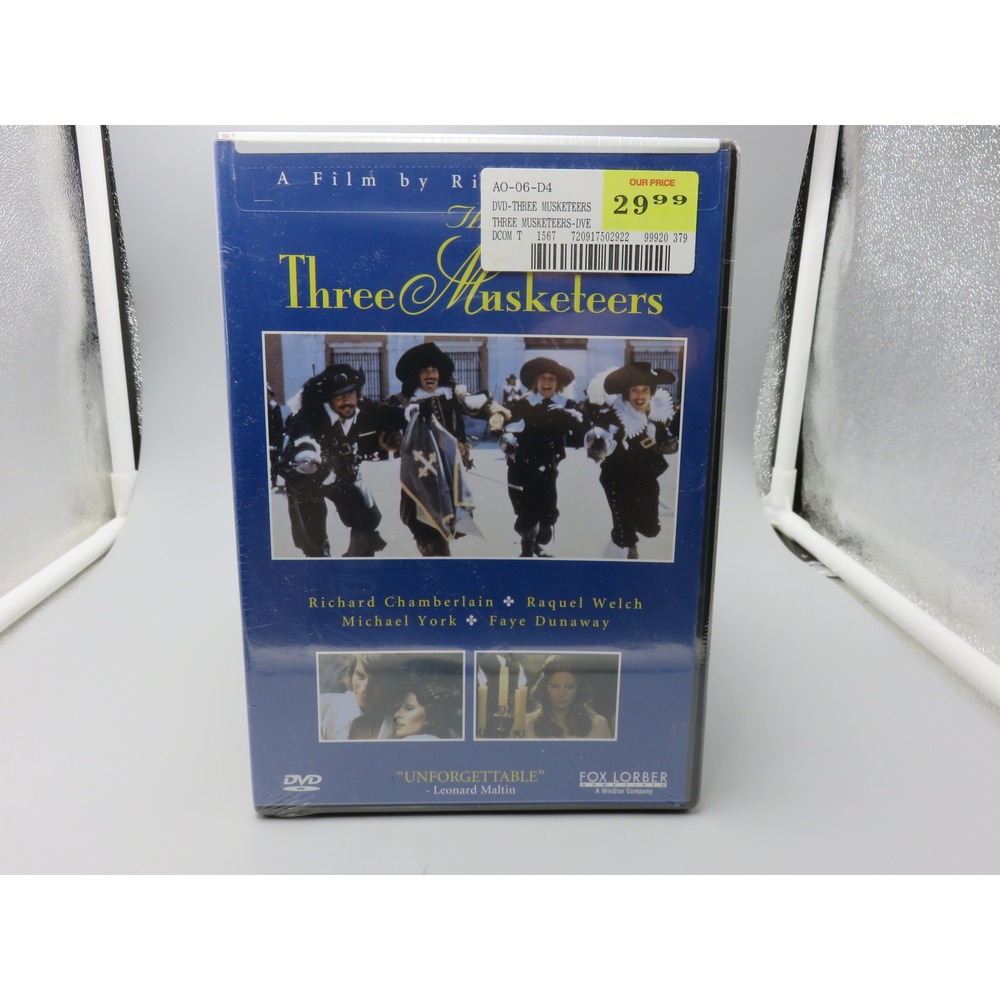 The Three Musketeers DVD 1973 Richard Chamberlain Raquel Welch New Sealed